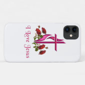 Ik hou van Jezus Case-Mate iPhone Case (Achterkant (horizontaal))