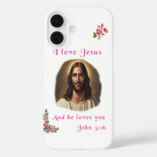 Ik hou van Jezus Case-Mate iPhone Case (Achterkant)