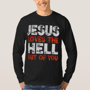 Ik hou van Jezus en Jezus houdt van jou. T-shirt