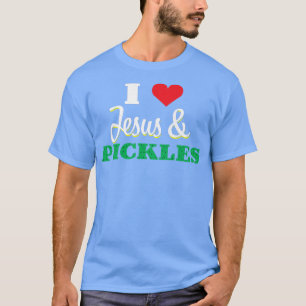 Ik hou van Jezus en Pickles Farmer Vegetarian T-shirt