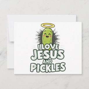 Ik hou van Jezus en Pickles Kaart