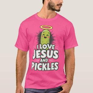 Ik hou van Jezus en Pickles T-shirt