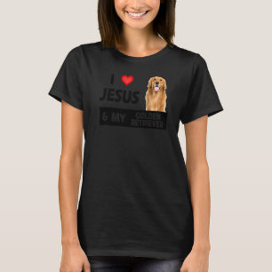 Ik hou van Jezus en van mijn gouden wederverkoper. T-shirt