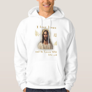 Ik hou van Jezus Hoodie
