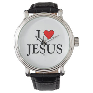 Ik hou van Jezus Horloge