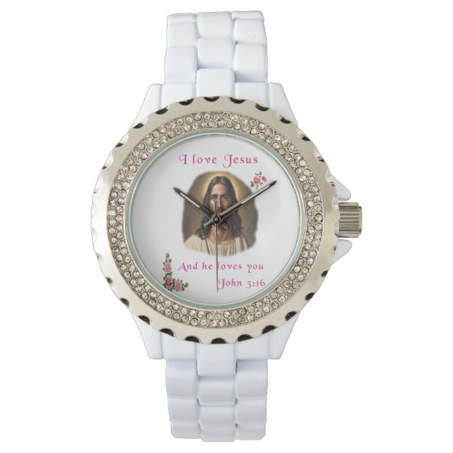 Ik hou van Jezus Horloge (Voorkant)