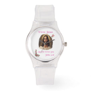 Ik hou van Jezus Horloge
