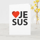 Ik hou van Jezus Kaart (Gele Bloem)