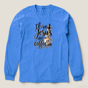 Ik hou van Jezus & koffie Tri-Blend Shirt