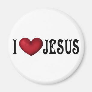 Ik hou van Jezus Magnet Magneet