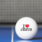 Ik hou van Jezus Pingpongballen (Net)