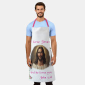 Ik hou van Jezus Schort (Gedragen)