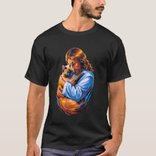 Ik hou van Jezus & Siamese Kat Grappige Christelij T-shirt