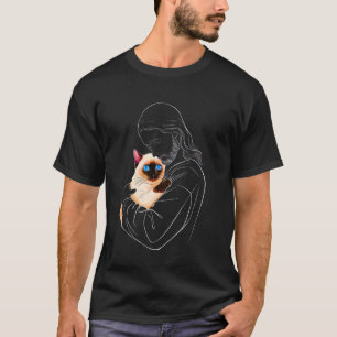Ik hou van Jezus & Siamese Kat Grappige Christelij T-shirt