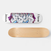 Ik hou van Jezus Skateboard (Horizontaal)