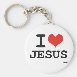 Ik hou van Jezus Sleutelhanger