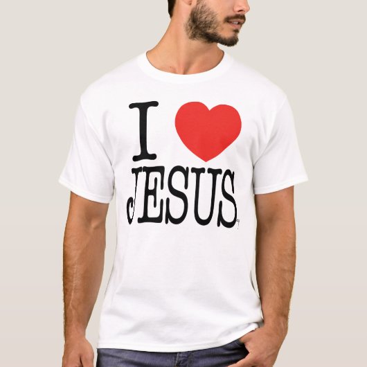 Ik hou van Jezus T-shirt (Voorkant)
