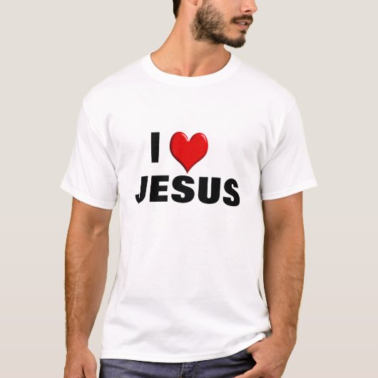 Ik hou van Jezus T-shirt (Voorkant)