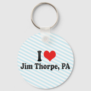 Ik hou van Jim Thorpe, PA Sleutelhanger