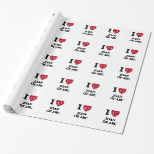 Ik hou van Joan of Arc Cadeaupapier