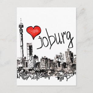 Ik hou van Joburg Briefkaart
