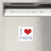 Ik hou van joggingmagneet magneet (Insitu (Vaatwasser))
