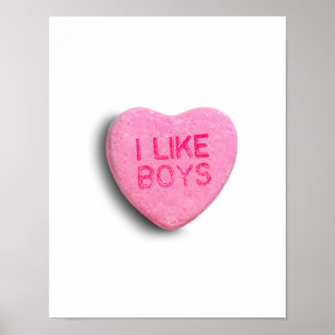 Ik hou van jongens poster