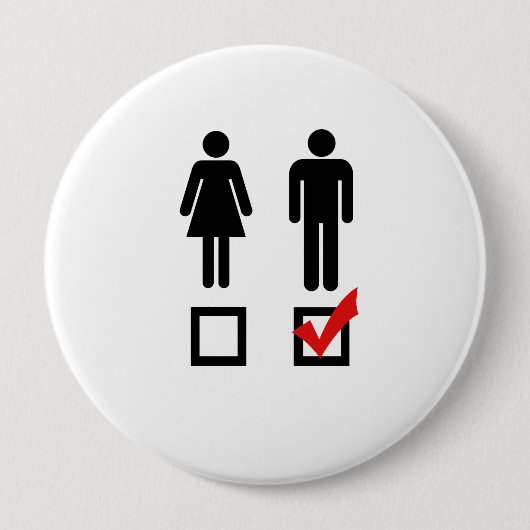 Ik hou van jongens ronde button 4,0 cm (Voorkant)