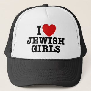 Ik hou van joodse meisjes trucker pet