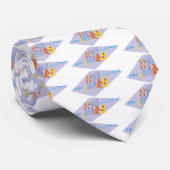 Ik hou van joodse muziek stropdas (Opgerold)