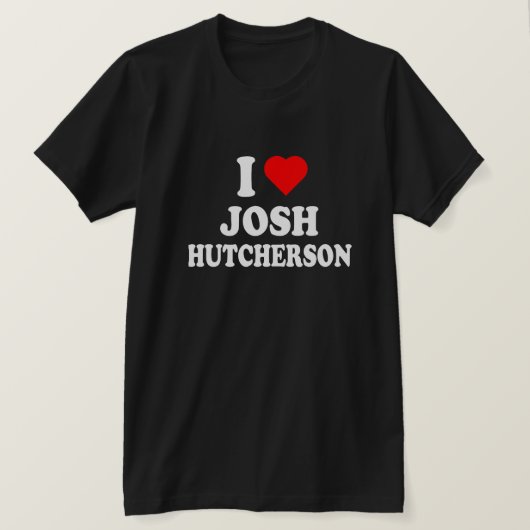 Ik hou van Josh Hutcherson T-shirt (Design voorkant)