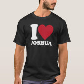 Ik hou van Joshua - Ik hart Joshua T-shirt (Voorkant)