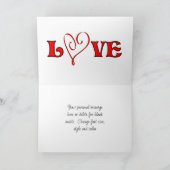 Ik hou van jou Afrikaanse madeliefjes bloem foto Kaart (Binnen)