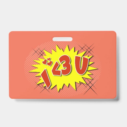 Ik hou van jou badge (Voorzijde)