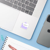 Ik Hou Van Jou Brief Sticker (Laptop met iPhone)
