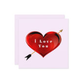 Ik Hou Van Jou Briefkaart (Voorkant / Achterkant in situ)