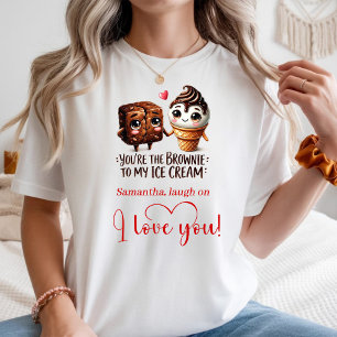 Ik Hou Van Jou Cadeau Grappig Eten Valentijnsdag V T-shirt