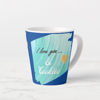 Ik hou van jou & cookies latte mok