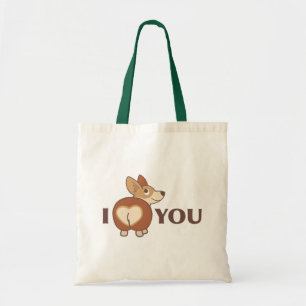 Ik Hou Van Jou Corgi Boodschappentas Tote Bag