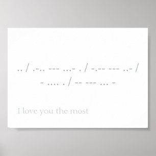Ik hou van jou de Meest Meestercode Poster