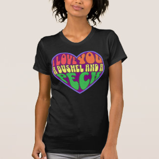 Ik Hou van Jou een Schepel en een Beetje Retro Har T-shirt