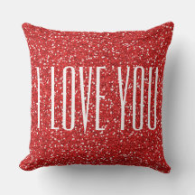 Ik hou van jou Faux Glitter of je eigen tekst