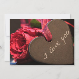 Ik hou van jou feestdagenkaart