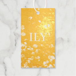 "Ik Hou Van Jou" Folie Cadeaubijslage Cadeaulabels