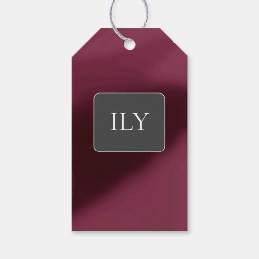 "Ik hou van jou"-geschenklabel Cadeaulabel (Voorkant)