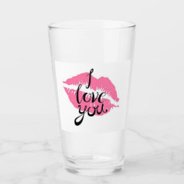 Ik hou van jou glas