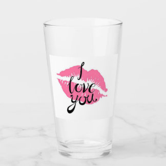 Ik hou van jou glas