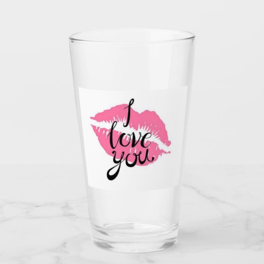 Ik hou van jou glas (Voorkant)