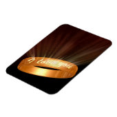 "Ik hou van jou" Gouden Ring Magneet (Linkerzijde)