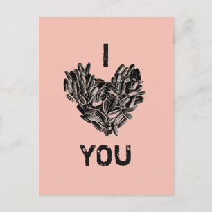 "Ik Hou Van Jou" Grappig Schattig Cool Uniek Briefkaart